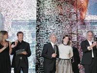 Cerimonia di premiazione al Bea Expo Festival realizzata con la collaborazione di: ..., Lazzaretti Top Service, ...